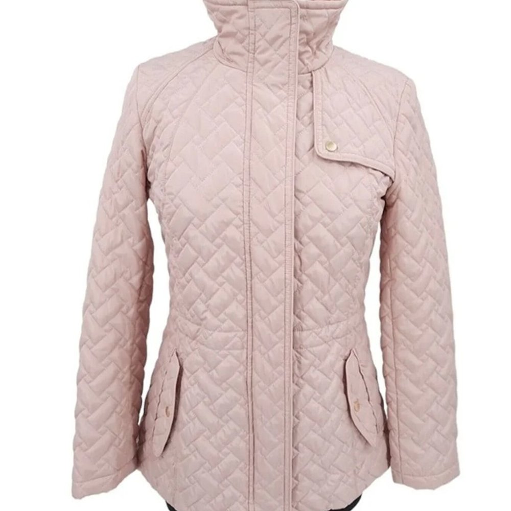 Cole Haan Quilted Light Pink Jacket Women’s Size XS ($274)